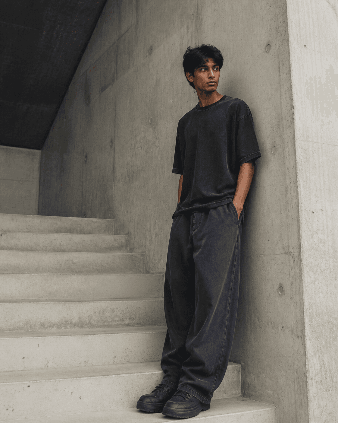 Midnight Riot Oversized Tee